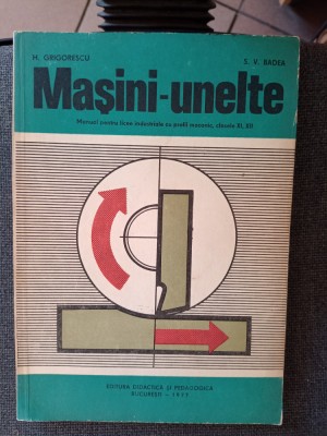 Manual de masini-unelte foto