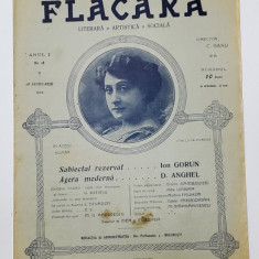 FLACARA LITERARA , ARTISTICA , SOCIALA , REVISTA , ANUL I , NR. 18 , 18 FEBRUARIE , 1912