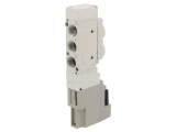 Ventil electromagnetic SMC 5/2 monostabil aluminiu 1,5-7 bar IP65 24V DC