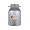 Bidon Transport Lapte 30L Aluminiu EMT51.30AT, Cu Capac si Clipsuri Prindere, Protectie Cauciuc, Rezistent la Socuri