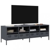 VidaXL Dulap TV, antracit, 135x39x43,5 cm, oțel laminat la rece
