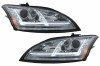 Faruri Xenon LED DRL Audi TT 8J (2006-2010) Crom Semnal Dinamic Performance AutoTuning, KITT Lightning