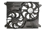 GMV radiator electroventilator Ford Edge, 2014-, motor 2.0 Ecoboost, 2.7 V6 Ecoboost, 3.5 V6, benzina, 364/390 mm; (2 +2) pini