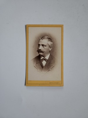 CDV Atelierul renumitului fotograf Fritz Luckhardt, Viena, Austro-Ungaria, ca. 1880! foto