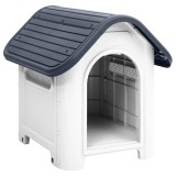 Cumpara ieftin Cusca pentru caini gri 59x75x66 cm polipropilena
