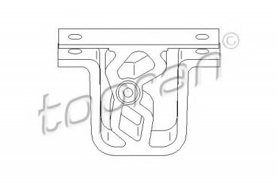 Suport, toba esapament BMW Seria 3 (E36) (1990 - 1998) TOPRAN 500 172 foto