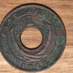 Africa de Est - moneda istorica - 1 cent 1922 H - bronz - George V