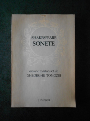 WILLIAM SHAKESPEARE - SONETE foto