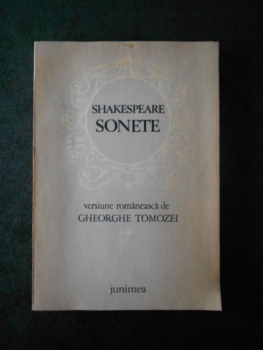 WILLIAM SHAKESPEARE - SONETE