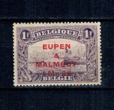 Eupen-Malmedy 1920 - Supratipar, Mi.No.7 nestampilat, cu sarniera foto