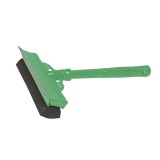 Cumpara ieftin Racleta din cauciuc si burete pentru curatat geamul, verde, MR723, 21 cm