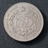 Marea Britanie 1981 medalie Prince of Wales &amp; Diana