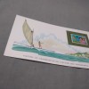 CARD SUVENIR CU TMBRU NESTAMPILAT /E MAI MARE CA CP/ KIRIBATI