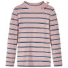 Tricou pentru copii cu m&acirc;neci lungi, roz deschis, 92