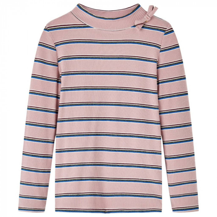 Tricou pentru copii cu m&acirc;neci lungi, roz deschis, 92