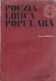 Poezia lirica populara - Tache Papahagi