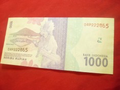 Bancnota 1000 rupii 2016 Indonezia ,cal. Necirculat