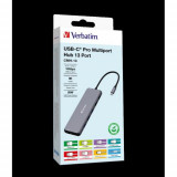 Verbatim USB-C Pro Multiport Hub CMH-13 2 x HDMI | DP | RJ45 | USB-A 3.2 Gen2 |