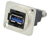 Conector adaptor USB A soclu 3.0 metal, CLIFF