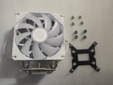 Cooler CPU ID-COOLING SE-214-XT White 180W TDP 4 Heatpipes PWM 120mm LED Alb