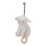 Little Dutch Little Farm Music Box Sheep jucărie suspendabilă contrastantă cu melodie 1 buc