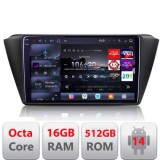 Navigatie Skoda Fabia 2015- Edotec Kit-541 8 core QLED 2K 16+512 360 Android Waze USB Navigatie Internet Youtube Radio CarStore Technology