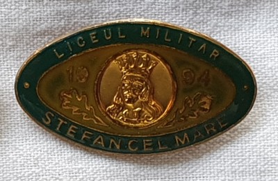 Insigna Liceul Militar Stefan Cel Mare din C&amp;acirc;mpulung foto