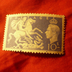 Timbru Marea Britanie - Regele George VI 1951 , val. 10sh