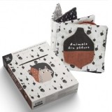 Prima mea carte textila cu fosnete. Animale din padure - Wee Gallery