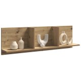 vidaXL Dulap de perete, stejar artizanal 100x16,5x30 cm lemn prelucrat 854867