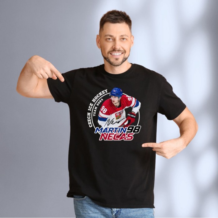 Echipa națională de hochei tricou de bărbați #98 Ice Hockey World Championship Czechia MS 2024 - XL