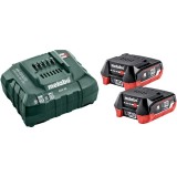 Metabo 685301000 - Set 2 acumulatori si incarcator LiHD 12 V 2 Ah