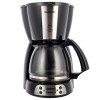 Cafetiera Daewoo 1.5L, 900W, 15 cesti, Digital, Timer, Anti-picurare, Negru/Argintiu, Cafea Macinata, Garantie 24 luni