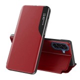 Husa Samsung Galaxy A17 5G Eco Leather View flip tip carte, rosu