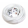 Prelungitor electric simplu 5 m Makalon, alb, pentru uz casnic