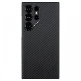 Pitaka Husa MagEZ 4 Aramida 600D Samsung Galaxy S24 Ultra, MagSafe, Negru / Gri