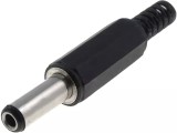 Mufa Alimentare DC Tata 5.5x2.1mm, 14mm, pe Cablu PC-2.1/5.5-14