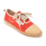 Pantofi GRYXX rosii, 1300350, din material textil