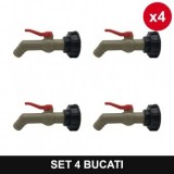 Set 4 bucati - Reductie bazin IBC 1000L S60X6X1" cu robinet Topautochei&amp;#174;