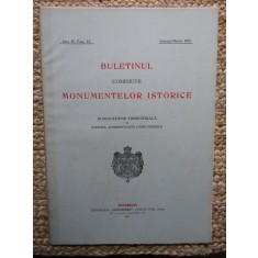 BULETINUL COMISIUNII MONUMENTELOR ISTORICE , PUBLICATIE TRIMESTRIALA , ANUL IV , FASC. 13 ,IANUARIE-MARTIE 1911