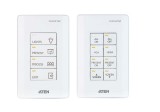 Aten 8-button Control Pad (US, 1 Gang), 4 8 buttons customizable in 14 keypad layouts, 2 x Bi-directional RS-232 Port, Baud Rate: 300 to 115200 (defau
