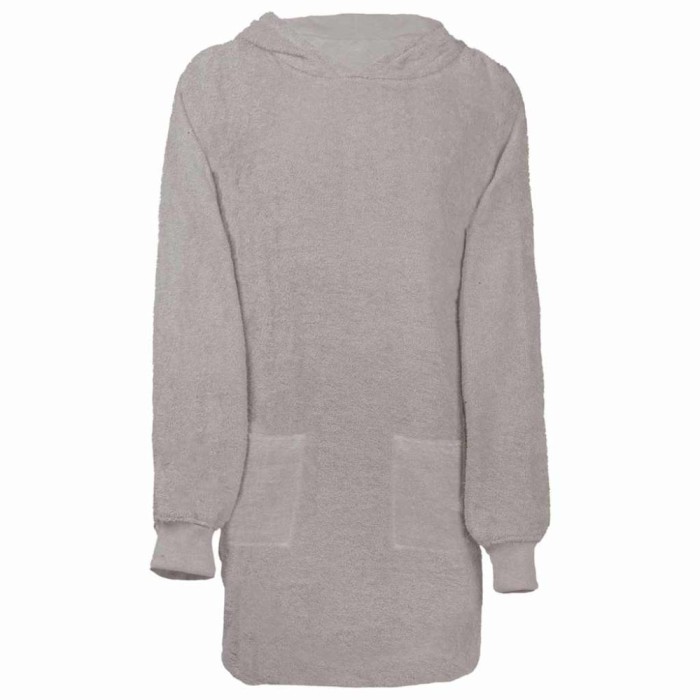 Rochie de Noapte Gri l Bumbac