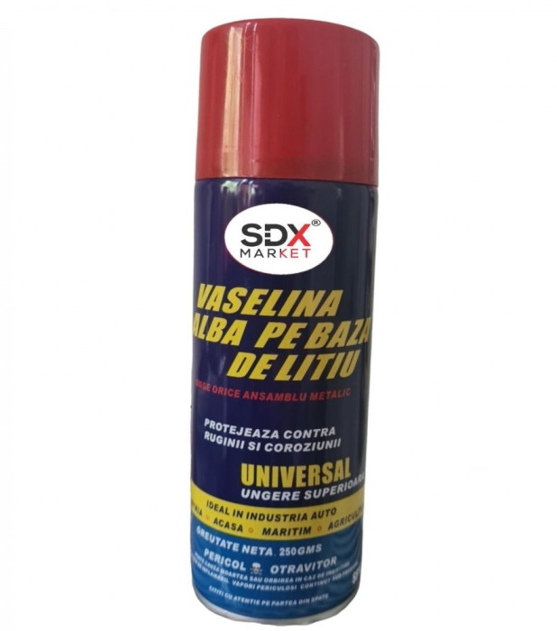 Spray vaselina alba pe baza de litiu 250 g, Universal