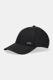 BOSS șapcă culoarea negru, cu imprimeu, 50544405