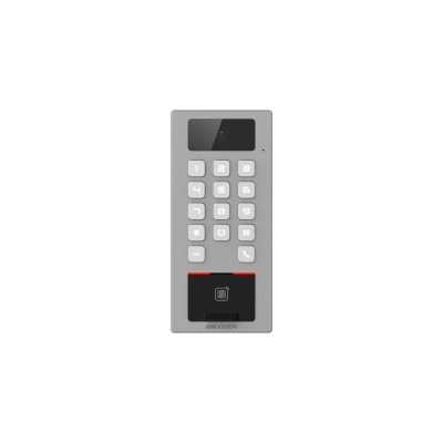 Terminal control acces Hikvision, 2MP, amprenta, card, microfon, difuzor - DS-K1T502DBFWX-C SafetyGuard Surveillance foto