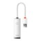 Baseus - Ethernet Adapter Lite Series (WKQX000102) - USB to RJ45 LAN Port, 1000Mbps - White
