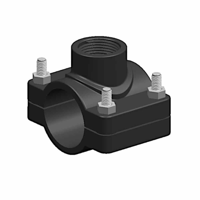 Colier Derivație PP 63 x 1 1/2&quot; pentru Conducte Apă