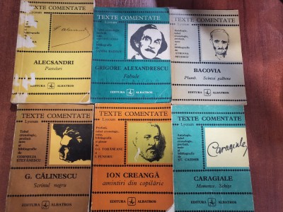 Colectia Texte Comentate - 19 volume foto