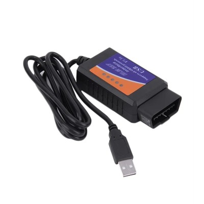 Interfata diagnoza USB Elm327 OBDII OBD2 V1.5 pentru calculator (ELM364) foto