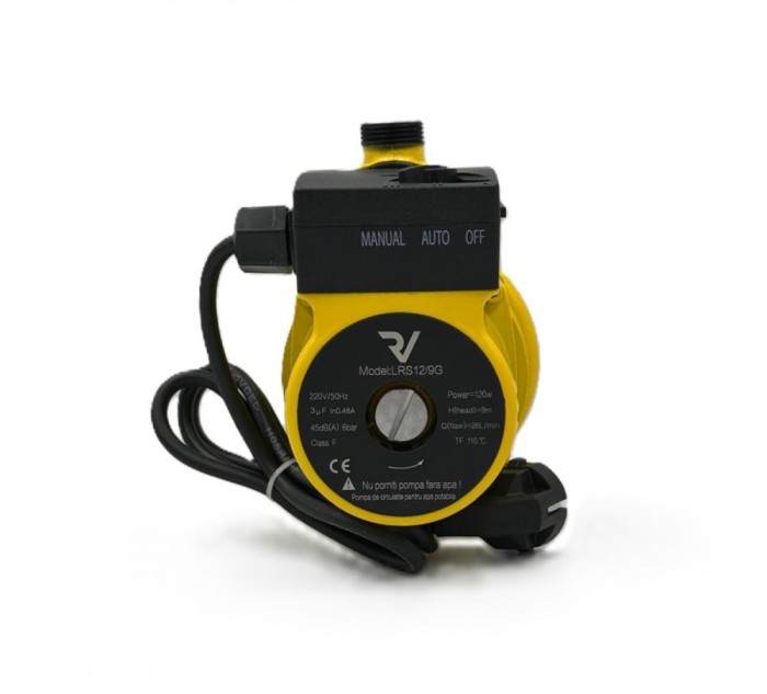 Pompa de Recirculare Apa Pentru Panouri Solare 120W Roval LRS12/9G